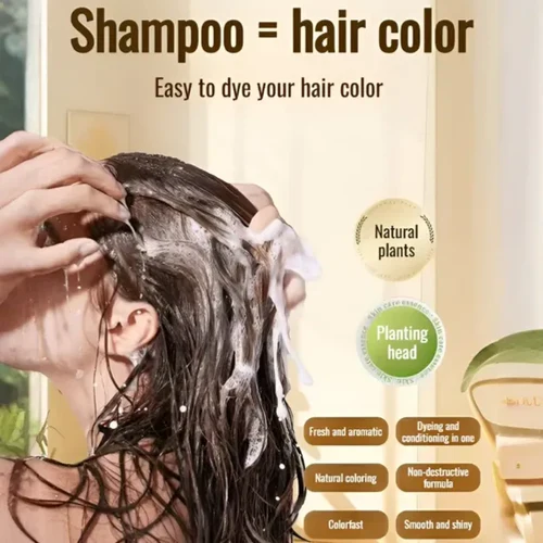 🎁EK K SAATH 1 MUFT LIMITED TIME OFFER 🔥✨Japanese Long Lasting Natural Hair Dye Shampoo - Image 9